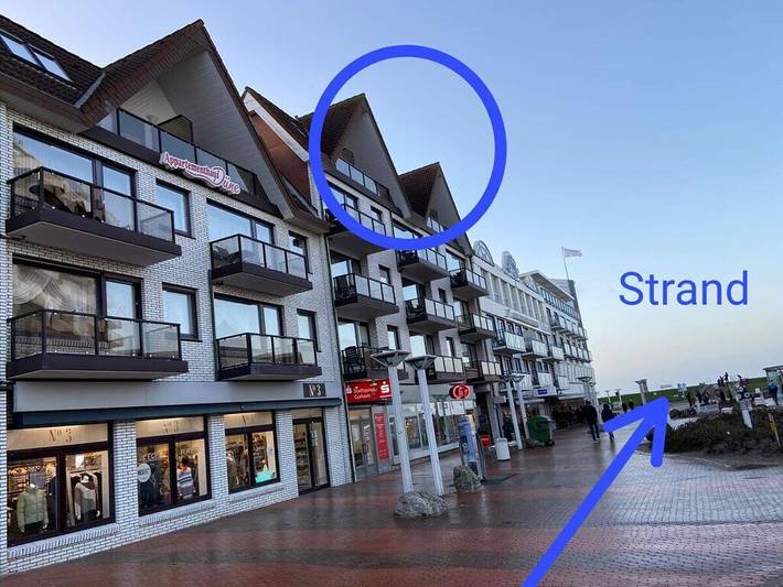 Ferienhaus mit Meerblick für 4 Personen, mit Balkon