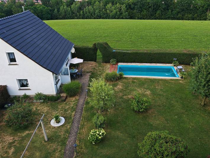 Ferienhaus für 4 Personen, mit Terrasse und Pool in Sächsische Schweiz
