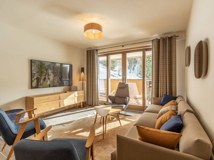 Appartement de vacances pour 12 personnes, avec terrasse ainsi que sauna et piscine