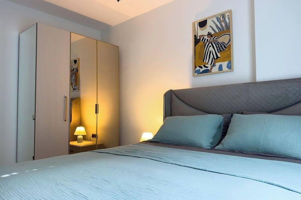 Hel lejlighed, Apartment 1+1 Qoople Legend B27 100 m from the sea in Alanya, Antalya (provins)