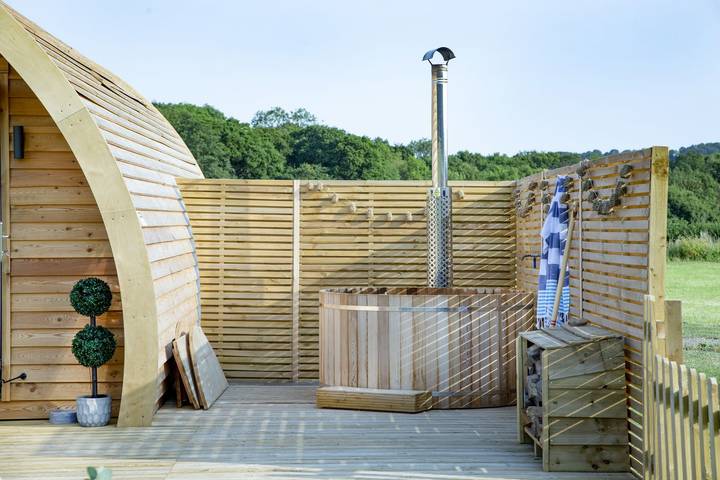 Hütte für 2 Personen mit Garten in Wells, Somerset