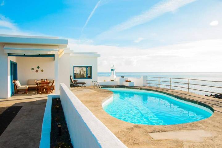 Casa de vacaciones para 6 personas, con piscina y jardín en Punta de las Mujeres