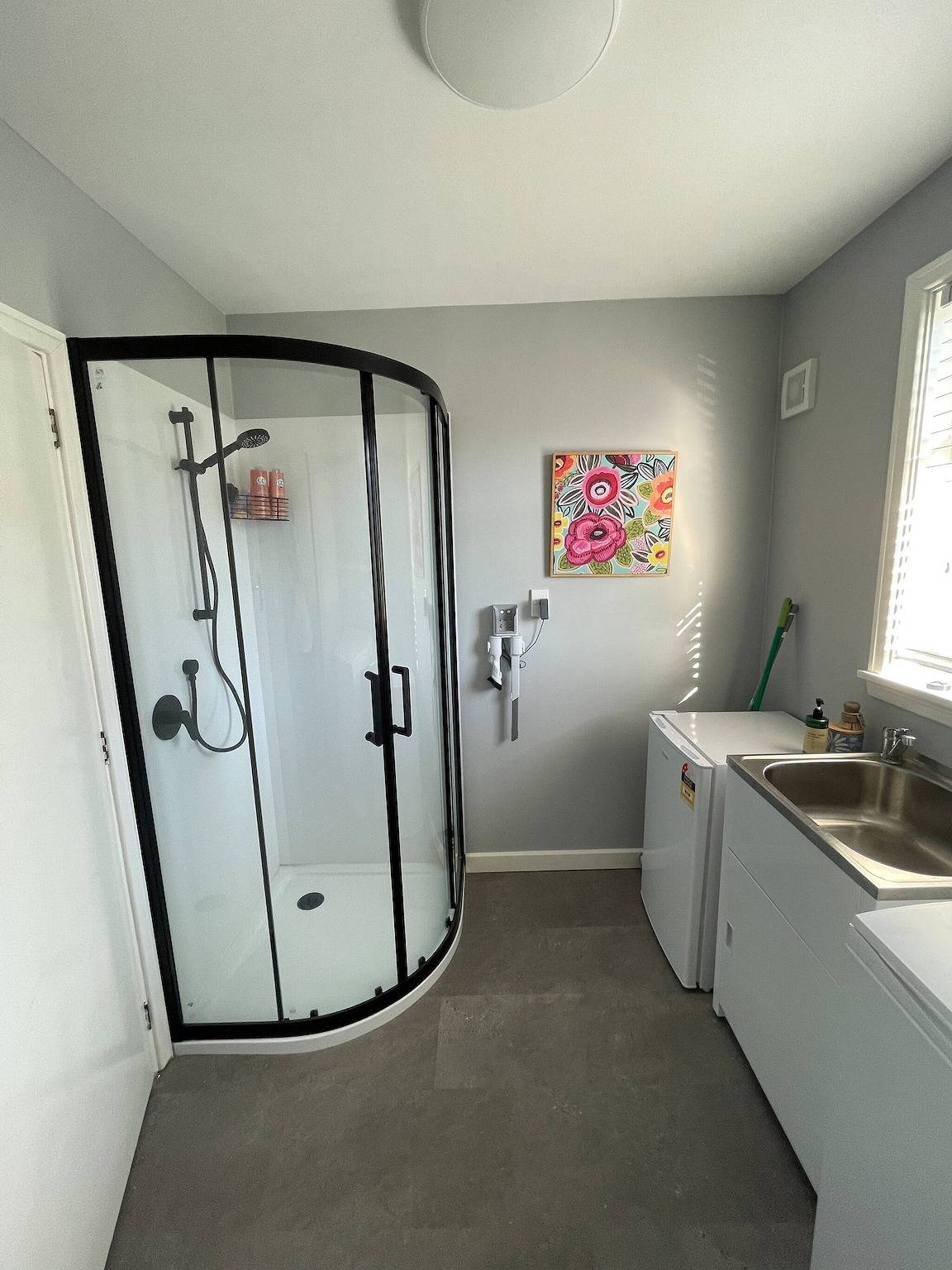 Minimalistische Kabine für Alleinreisende in Ashburton District