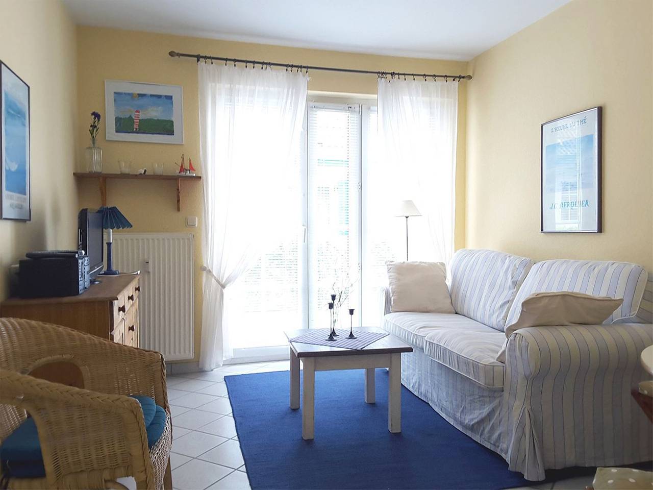 Ganze Wohnung, Günstige Fewo in Prerow für 2 Pers. in ruhiger Lage, große West-Terasse, Wlan in Prerow, Fischland - Darß - Zingst