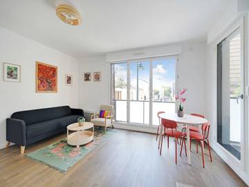 Gîte pour 4 personnes, avec balcon à Malakoff