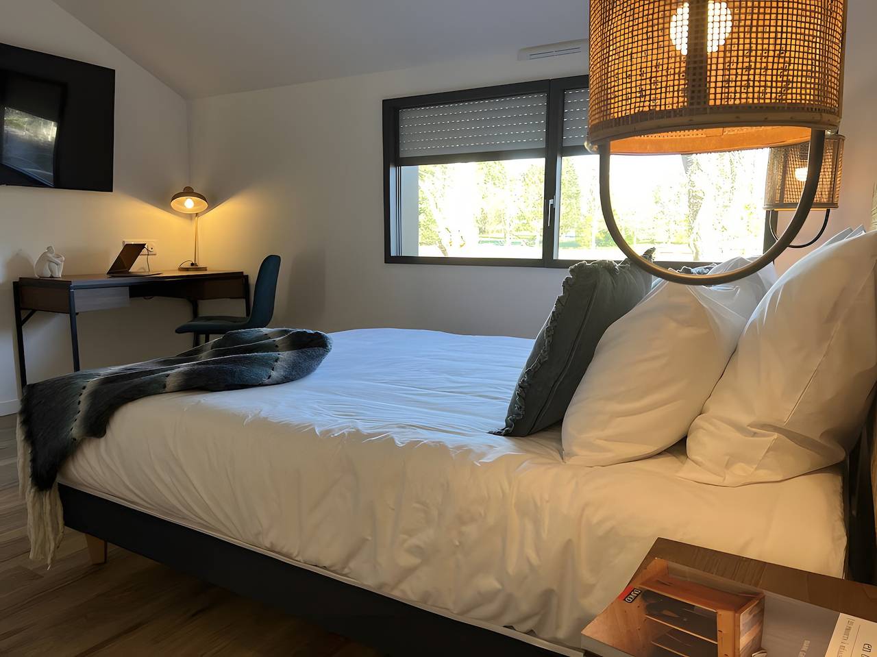 Chambre d’hôtes La Clairière Aux Chênes 4 avec piscine partagée, Wi-Fi et climatisation in Treillières, Région de Nantes