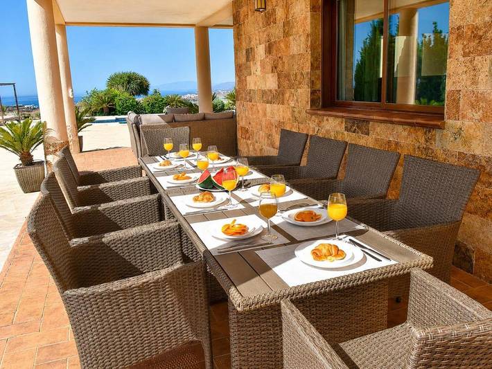 Casa rural para 10 personas, con Terraza y Jardín además de Piscina y Vistas en Águilas - 4
