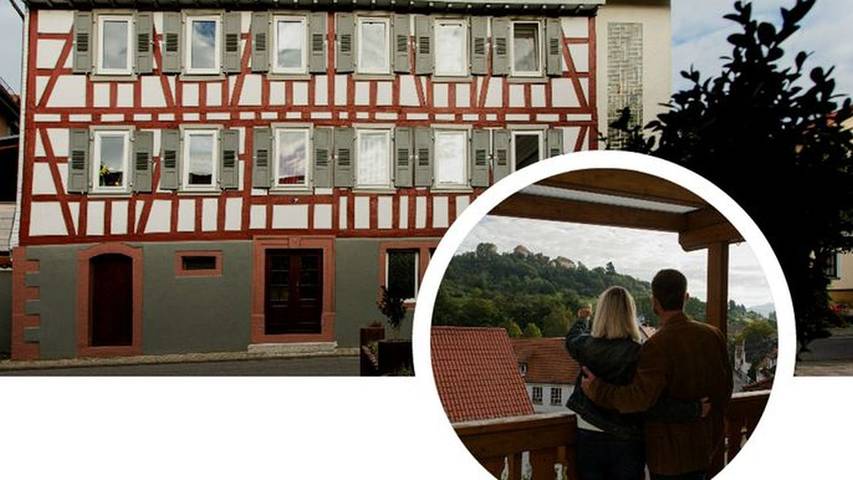 Ferienwohnung für 3 Personen, mit Balkon und Garten sowie Ausblick - 1