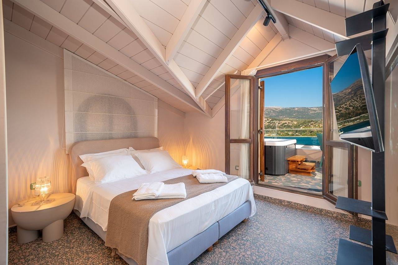 Hotel für 4 Personen mit Whirlpool in Argostoli, Kefalonia