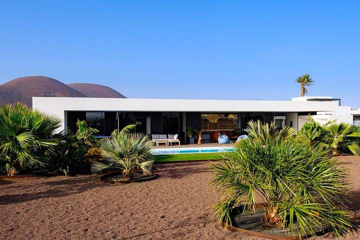 Villa für 6 Personen, mit Garten und Terrasse in Lajares