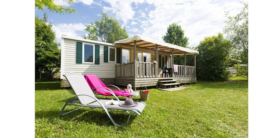 Mobil home pour 8 personnes, avec bassin pour enfant à La Romieu - 3