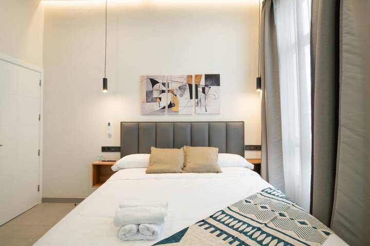 Monolocale intero, Monolocale per vacanze 'Estudio Exterior 2' con terrazza condivisa, Wi-Fi e aria condizionata in Las Palmas de Gran Canaria Centre, Las Palmas de Gran Canaria
