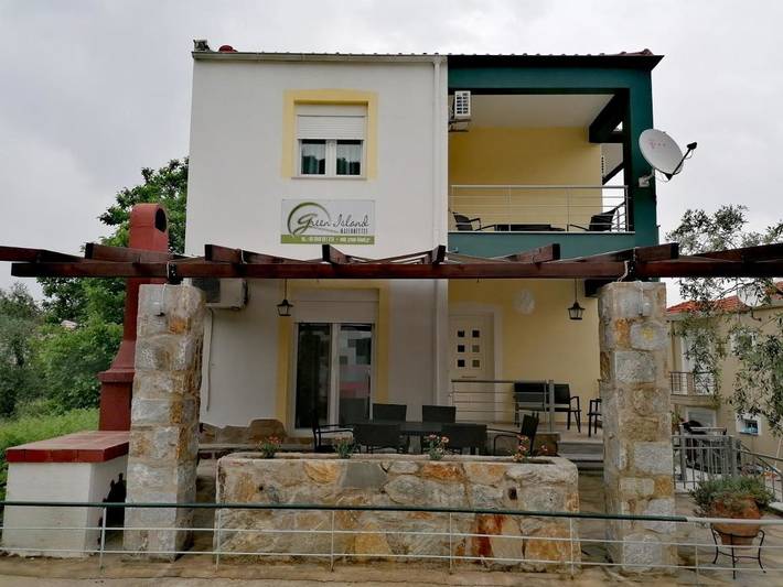Villa für 6 Personen, mit Ausblick und Garten auf Thassos