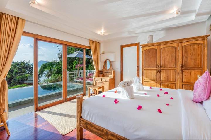 Villa pour 2 personnes, avec jardin ainsi que vue et piscine en Thailande - 4