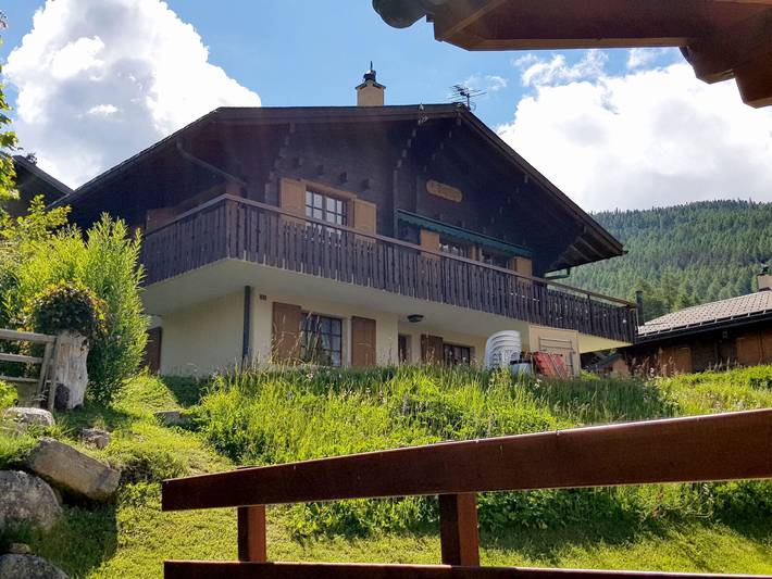 Hütte für 5 Personen, mit Terrasse, mit Haustier in Bürchen