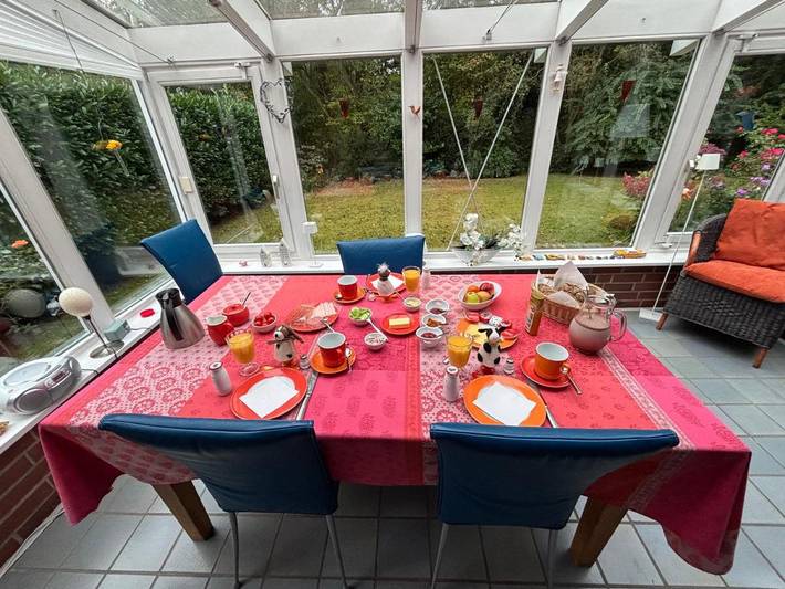 Chambre d’hôte pour 4 personnes, avec vue ainsi que jardin et sauna à Hambourg - 3