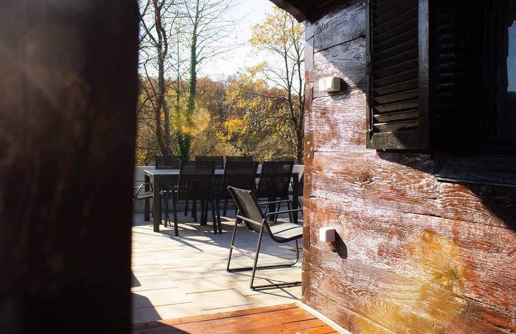 Ferienhaus für 4 Personen, mit Balkon/Terrasse