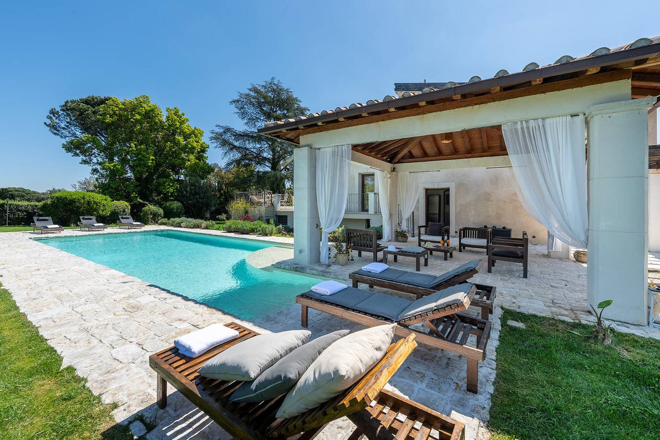 Villa für 8 Personen mit Garten in Bracciano, Braccianosee