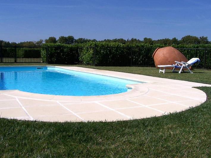 Maison de vacances pour 4 personnes, avec piscine ainsi que jardin et vue
