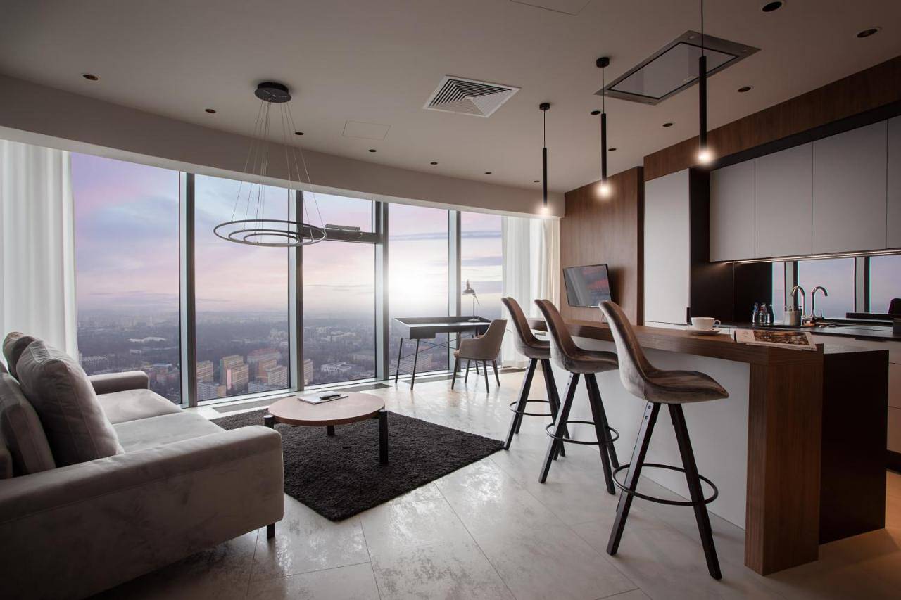 Cały apartament, Sky Tower Panorama Apartments in Wrocław, Dolny Śląsk