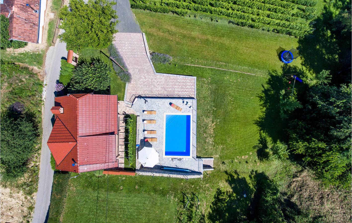 Gemütliche 76 m² große Ferienwohnung mit Pool, Grill und WLAN in der Nähe des Stadtzentrums von Ludbreg in Ludbreg, Varazdin