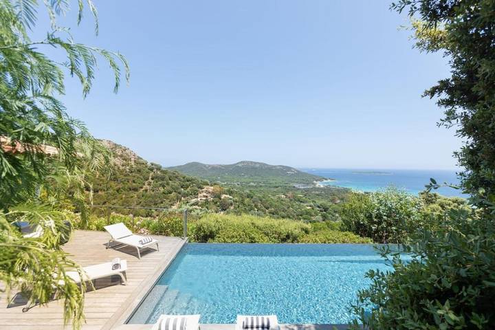 Villa pour 8 personnes, avec piscine dans Palombaggia