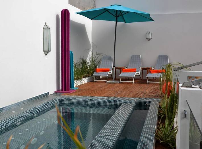 Riad pour 2 personnes, avec sauna et jacuzzi ainsi que terrasse et piscine à Rabat - 2