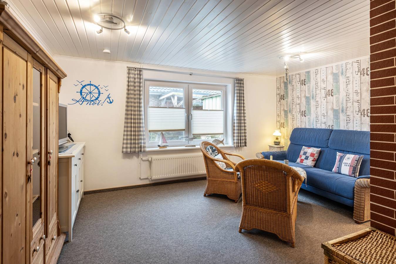 Ferienwohnung 'Sorgenfrei' mit privater Terrasse, Garten und Wi-Fi in Nordstrand (Gemeinde), Nordseeküste