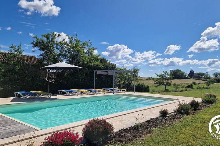 Maison de vacances pour 8 personnes, avec piscine et jardin - 1