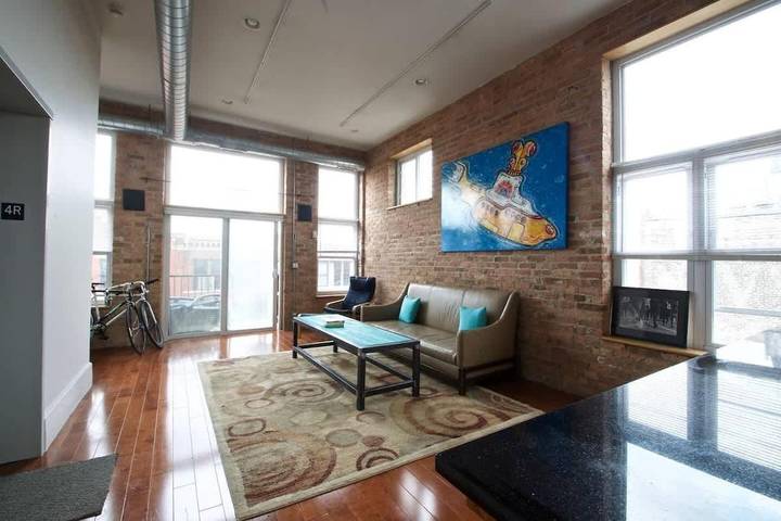 Loft voor 14 personen, met terras in Chicago