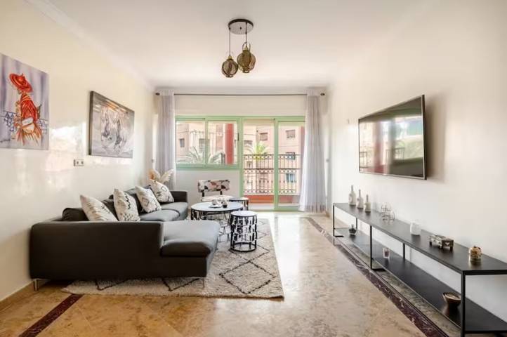 Apartment for 4 people, with pool and garden in Marrakech