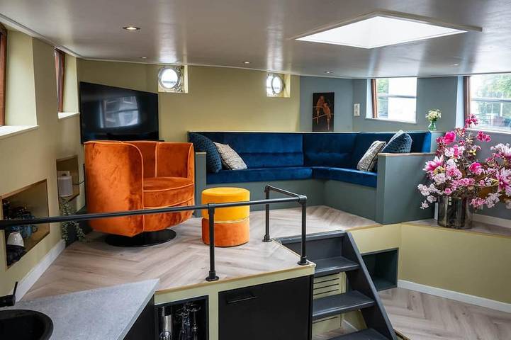 Hausboot für 2 Personen, mit Sauna und Balkon - 1