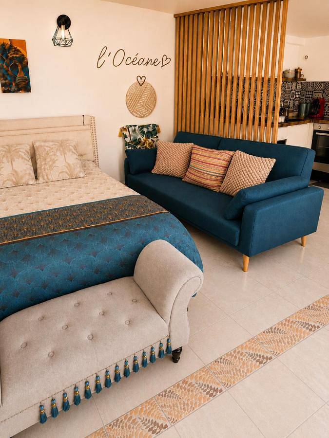 Appartement de vacances pour 3 personnes, avec Terrasse et Jardin