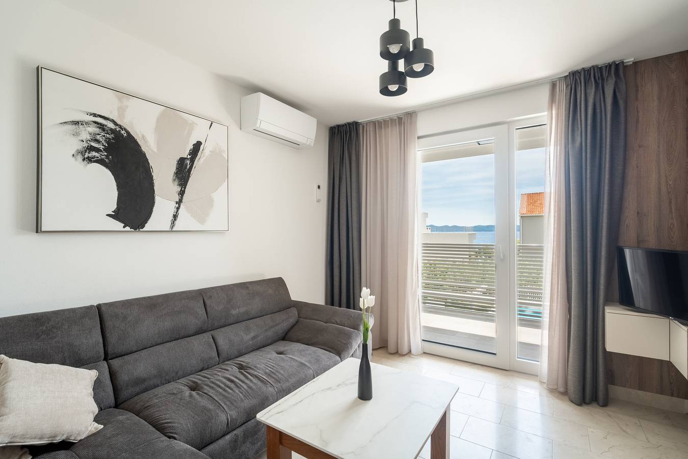Ganze Wohnung, Sunadria Apartments B4- two bedroom in Strand Kožino, Zadar (Kommun)