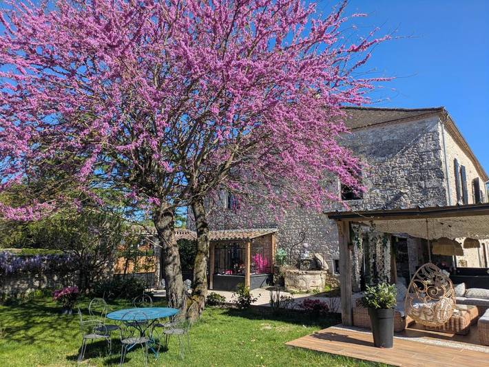 Location de vacances pour 10 personnes, avec jardin ainsi que jacuzzi et piscine à Bouniagues - 2
