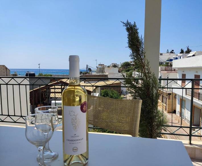 Location de vacances pour 6 personnes, avec terrasse et vue dans Makri Gialos - 2