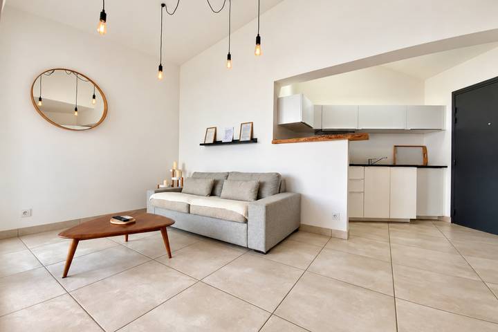 Ganzes Studio, Le Couchant – Studio mit Meerblick in einer Residenz mit privatem Stra in Le Grau-du-Roi, Côte d'Améthyste