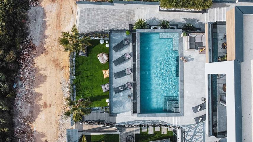 Villa pour 10 personnes, avec vue sur l’océan ainsi que sauna et balcon à Pomer - 3