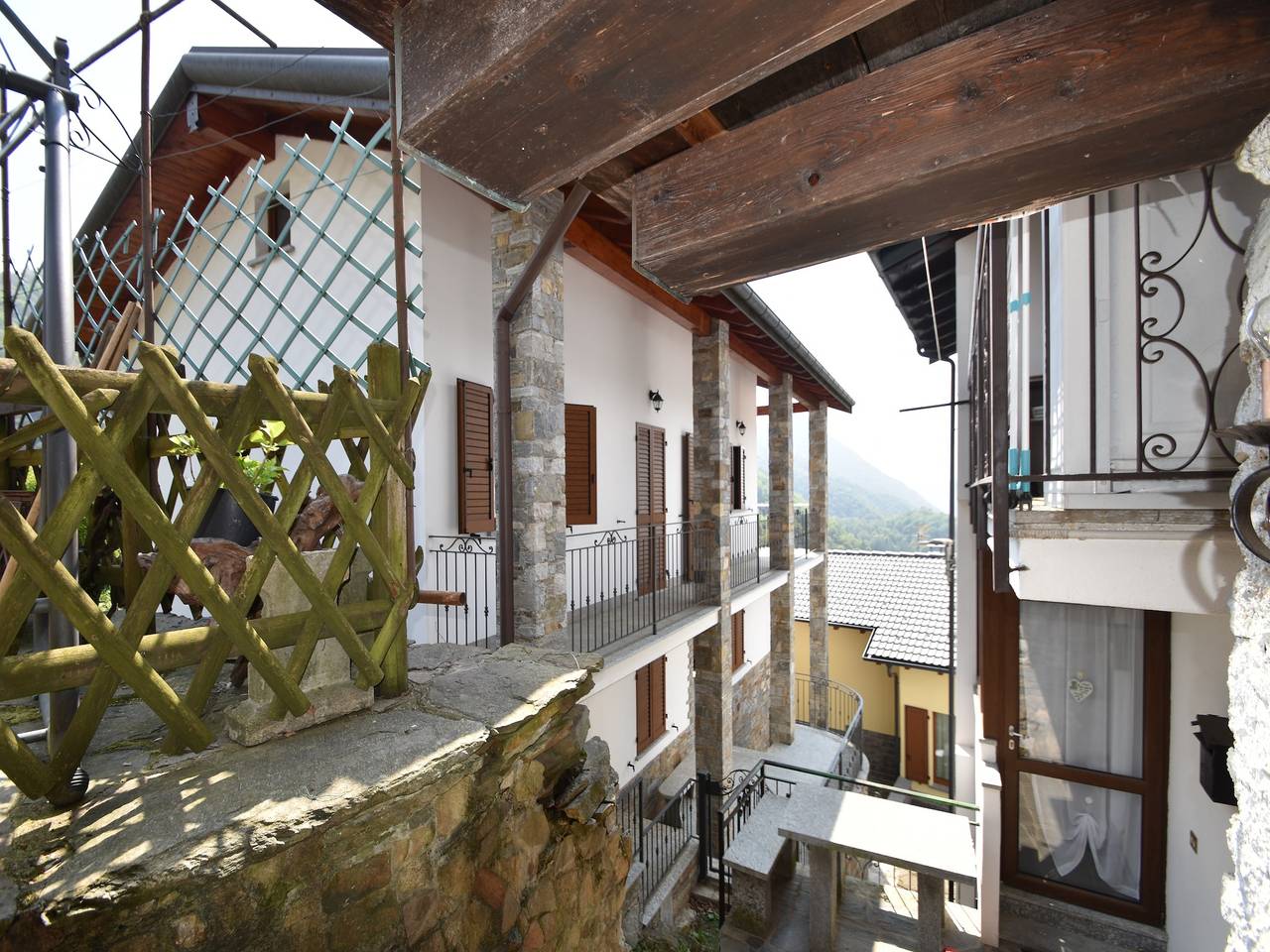 In the peaceful hillside village of Aurano in Aurano, Ticino Alps and Verbano
