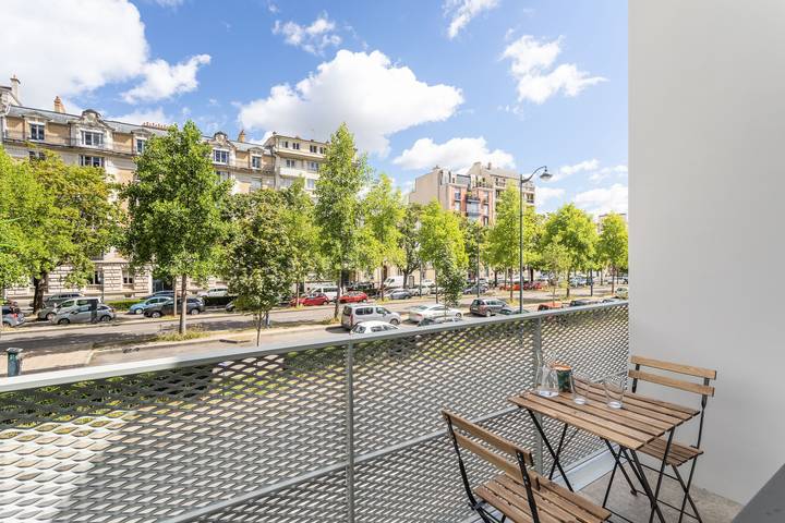 Appartement de vacances pour 2 personnes, avec Balcon et Terrasse à Rennes
