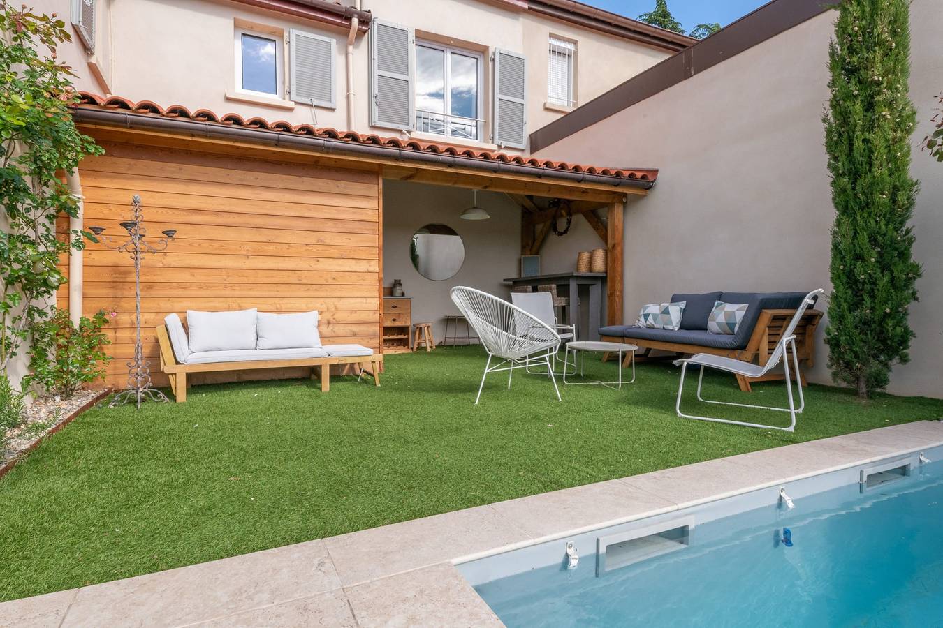 Villa voor 6 personen met terras in Écully, Rhône