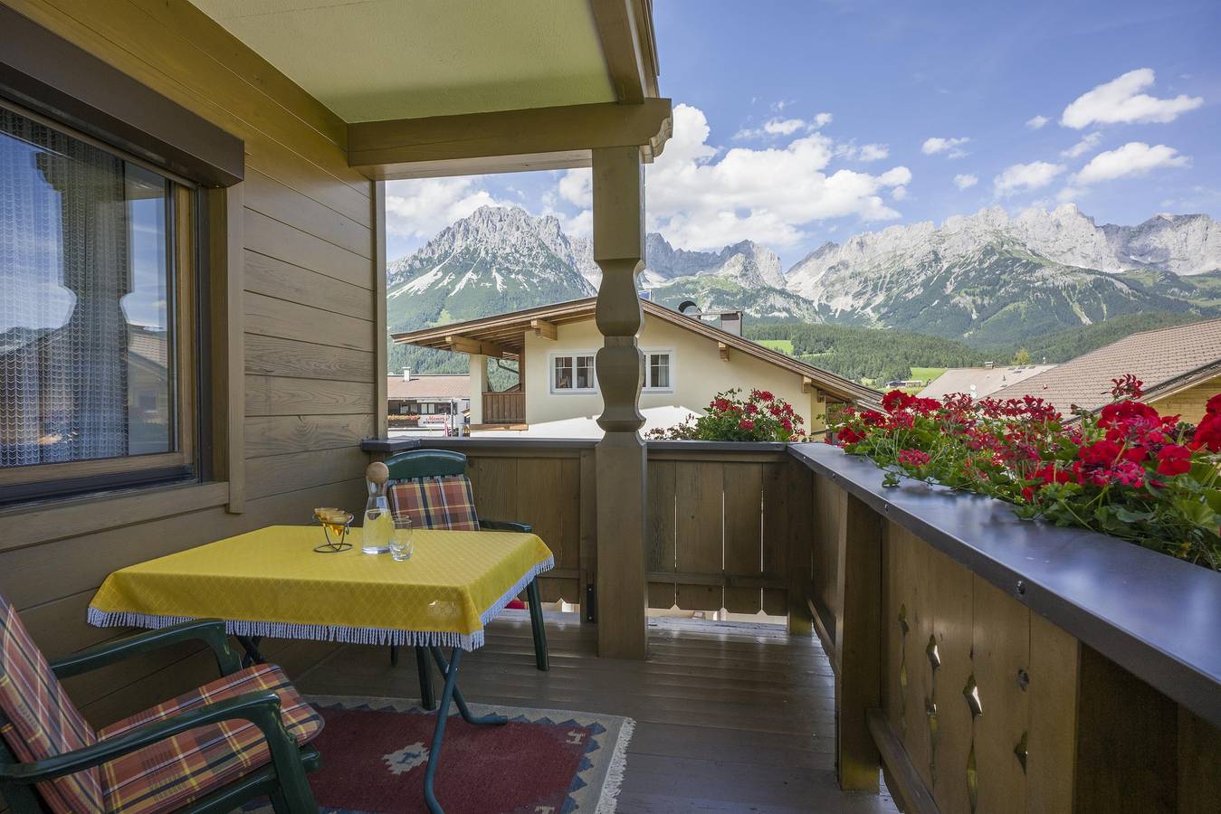 Ganze Ferienwohnung, App.1 " Kapellenblick" mit Blick zur Marienkapelle in Ellmau - SkiWelt, Ellmau