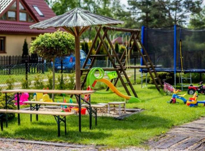 Domek letniskowy dla 6 osób, z Ogród w Rowy