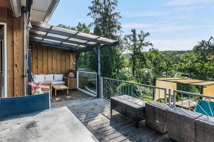 Ferienhaus für 4 Personen, mit Garten und Sauna sowie Seeblick in Zeulenroda-Triebes