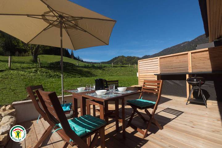 Gîte pour 3 personnes, avec Terrasse et Jardin