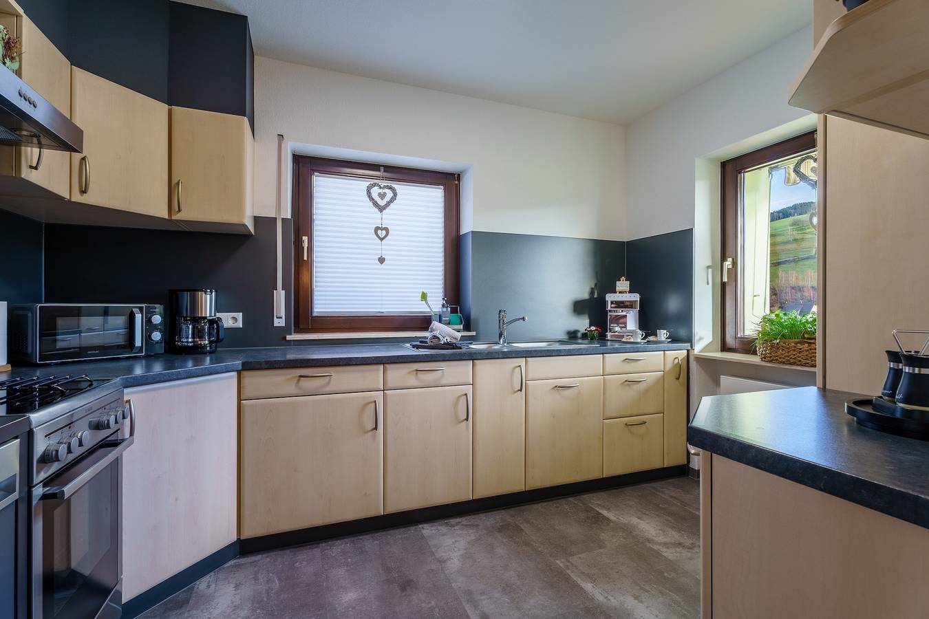 Ganze Wohnung, Apartment „Brandenkopfblick“ mit Bergblick, Gemeinschaftsterrasse und Wlan in Oberharmersbach, Mittlerer Schwarzwald