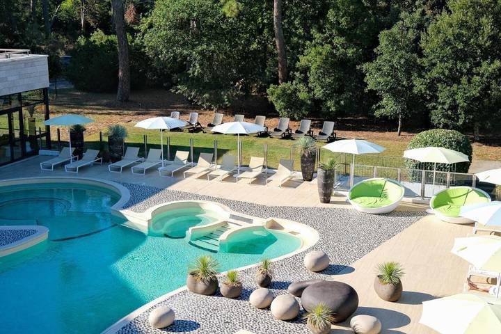 Hôtel pour 2 personnes, avec jardin ainsi que sauna et piscine, animaux acceptés dans Thalazur (Arcachón) - 2