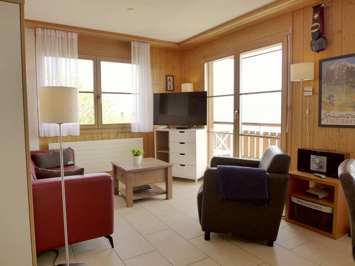 Ferienwohnung für 3 Personen, mit Seeblick und Balkon am Thunersee - 2