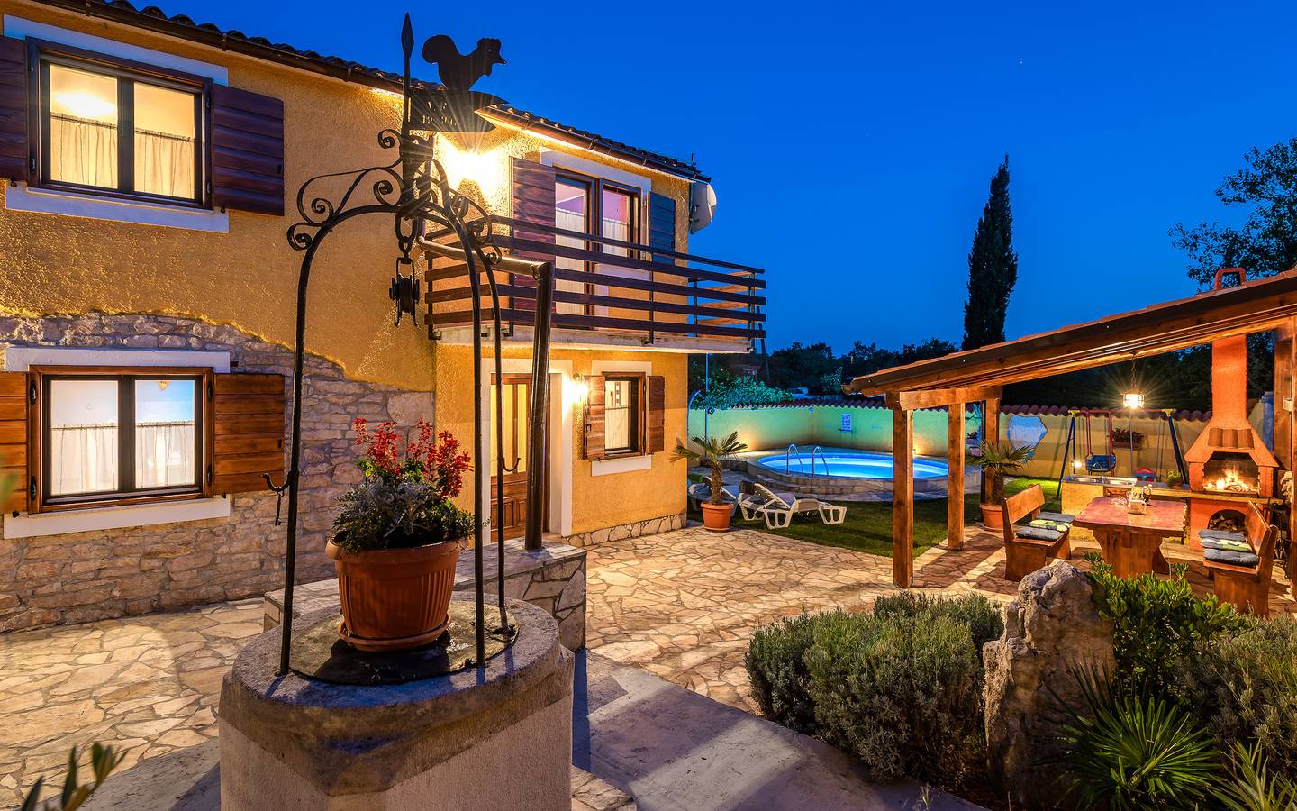 Villa Vareško in Peruski, Südküste Istrien