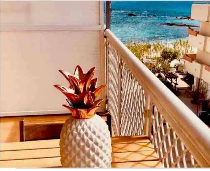 Ferienwohnung für 4 Personen, mit Balkon und Terrasse sowie Ausblick